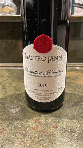 Toskana Brunello di Montalcino Mastrojanni 2019