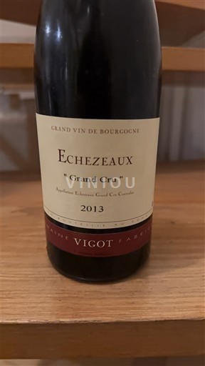 Bourgogne Échézeaux Grand Cru Domaine Vigot 2013