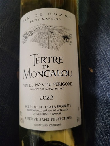 Southwest Not Specified Tertre de Moncalou Petit Manseng 2022
