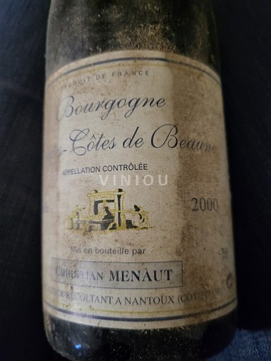 Burgundy Not Specified Christian Menaut 2000