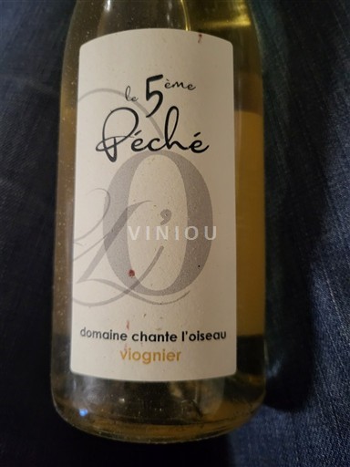 Languedoc y Rosellón País de Oc Domaine Chante l'oiseau le 5ème Péché Sin añada