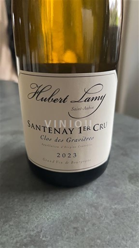 Borgoña Santenay Premier Cru Hubert Lamy Clos des Gravières 2023