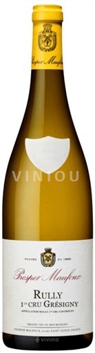 Bourgogne Rully Premier Cru Prosper Maufoux 1er Cru Gresigny 2022