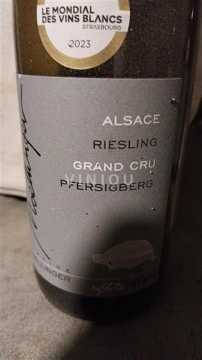 Alsace Riesling Grand Cru Domaine Moellinger Pfersigberg 2021