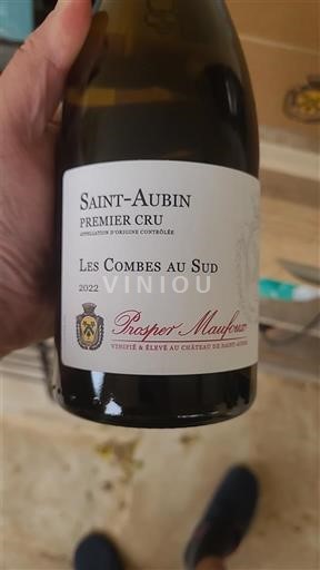 Bourgogne Saint-Aubin Premier Cru Prosper Maufoux Les Combes au Sud 2022