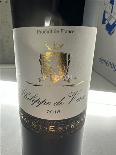 Burdeos Saint-Estèphe Philippe de Verno 2018