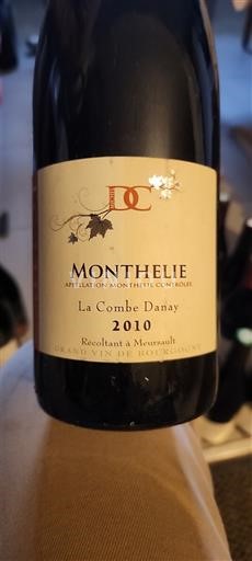 Burgundy Monthélie Domaine Quivy La Combe Danay 2010