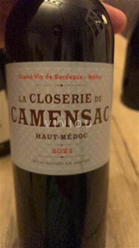 Burdeos Haut-Médoc La Closerie de Camensac 2022