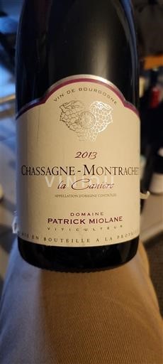 Burgundy Chassagne-Montrachet Domaine Patrick Miolane La Canière 2013