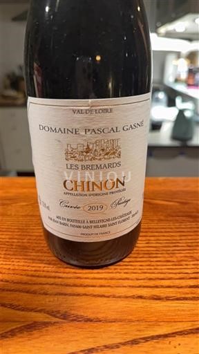 Loiren laakso Chinon Domaine Pascal GasnÉ Les Bremards 2019