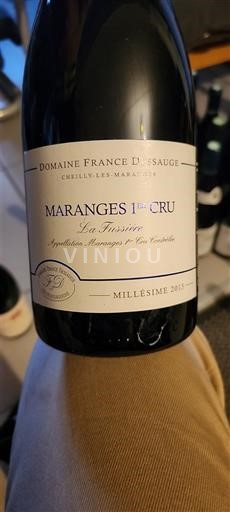 Burgundi Maranges Premier Cru Domaine France DESSAUGE La Fussière 2015