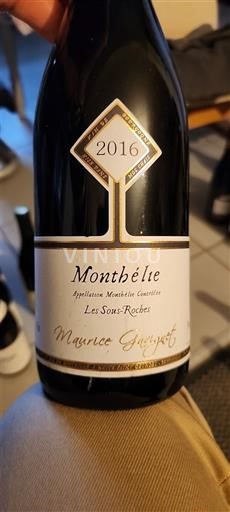 Burgundy Monthélie Maurice Gavignet Les Sous-Roches 2016