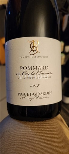 Bourgondië Pommard Premier Cru Domaine Piguet Girardin 1er Cru la Chanière 2017
