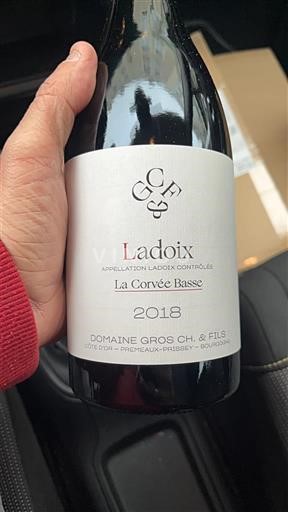 Bourgogne Ladoix Domaine Gros Ch. & Fils La Corvée Basse 2018