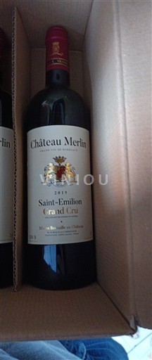Bordeaux Saint-Émilion Grand Cru Grand Cru Château Merlin 2019