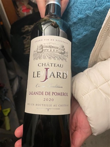 Bordéus Lalande-de-Pomerol Château Le Jard Tradition 2020