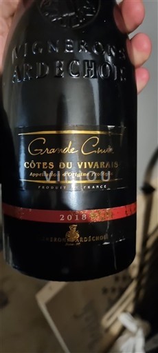 Valle del Rodano Côtes-du-Vivarais Vignerons Ardéchois Grande 2018