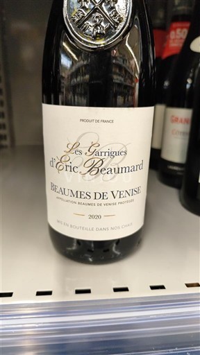 Rhônetal Beaumes de Venise Les Garrigues d'Eric Beaumard 2020