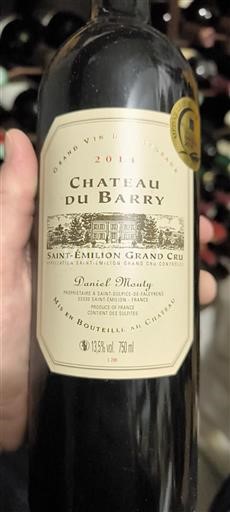 Bordeaux Saint-Émilion Grand Cru Grand Cru Château Barry 2018