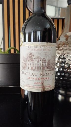 Languedoc Minervois Château Remaure Grande Réserve 2009