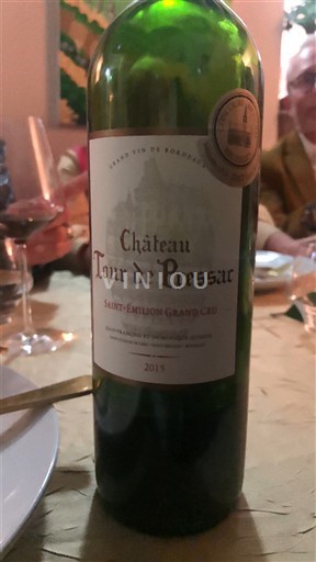 Bordeaux Saint-Émilion Grand Cru Grand Cru Château Tour de Pressac 2015