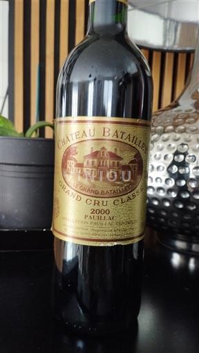 Bordeaux Pauillac Grand Cru Château Batailley Le Grand Batailley 2000