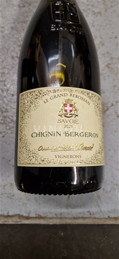 Savoie and Bugey Chignin-Bergeron Le Grand Rebossan 2021