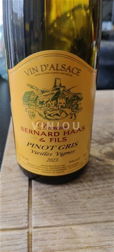 Alsazia Domaine Bernard Haas & Fils Vieilles Vignes 2023