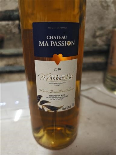 Sudoeste Monbazillac Château Ma Passion 2016