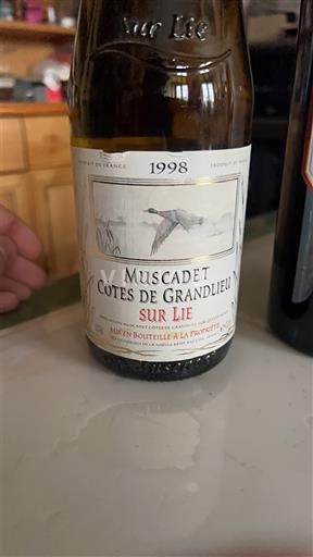 Vine Blanc sec Les Vignerons de la Noëlle 1998 Frankrig Loire-dalen Muscadet-côtes-de-grand-lieu AOC
