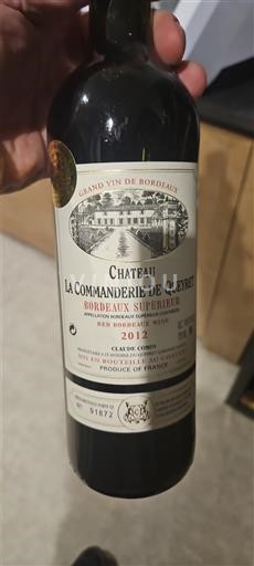 Bordeaux Bordeaux supérieur Château La Commanderie de Queyret 2012