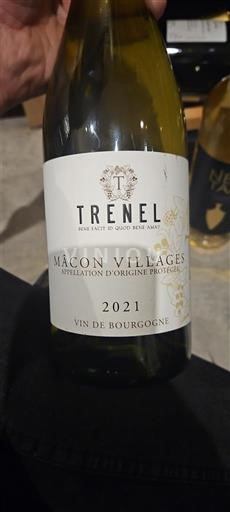 Bourgogne Mâcon et mâcon-villages Trenel 2021