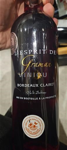 Bordeaux Bordeaux clairet L'Esprit de Graman Non Millésimé