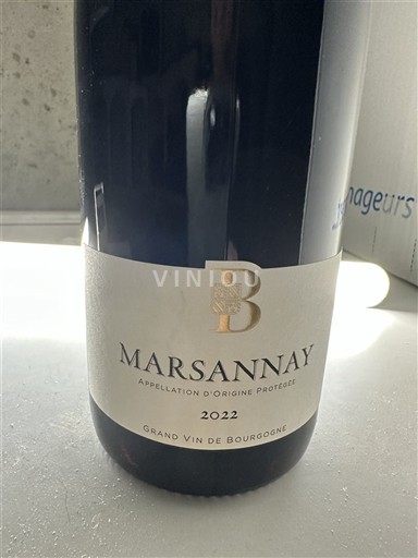 Burgundi Marsannay Domaine Bernard Bouvier 2022