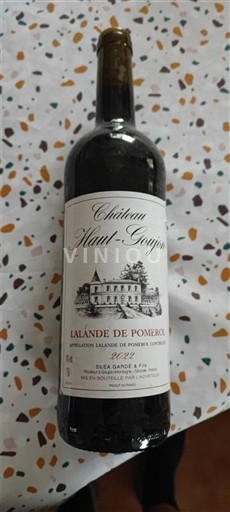 Bordeaux Lalande-de-Pomerol Château Haut-Goujon 2012