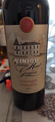 Bordeaux Lalande-de-Pomerol Château Haut-Goujon 2012