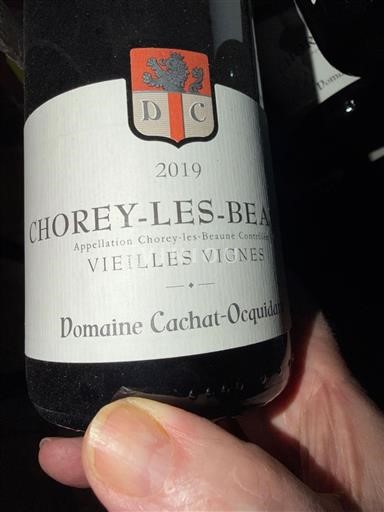 Burgundija Chorey-lès-Beaune Domaine Cachat-Ocquidant Vieilles Vignes 2019