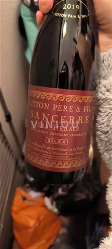 Údolí Loiry Sancerre Gitton Père & Fils Les Herses Silex 2019