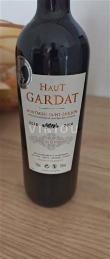 Bordeaux Montagne-saint-émilion Haut Gardat 2018