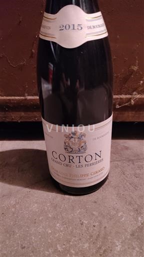 Bourgogne Corton Grand Cru Domaine Philippe Girard Les Perrières 2015