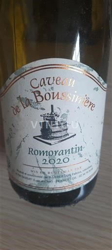 Loire Valley Cour-cheverny Caveau de la Boussière 2020