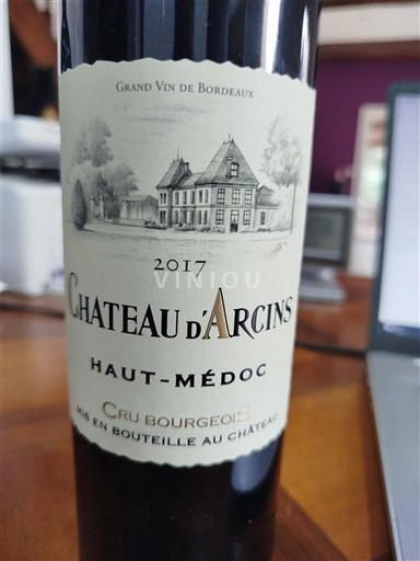 Burdeos Haut-Médoc Château Arcins 2017