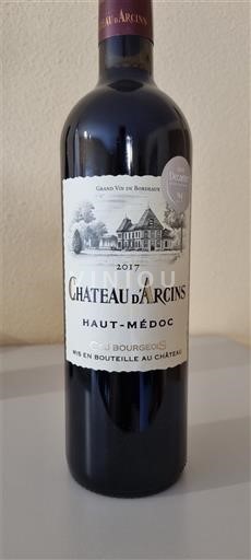 Bordeaux Haut-Médoc Château Arcins 2017