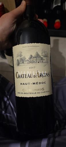 Bordeaux Haut-Médoc Château Arcins 2017