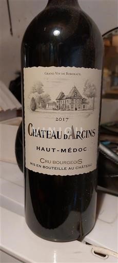 Bordeaux Haut-Médoc Château Arcins 2017