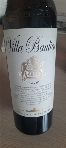 Provansa Coteaux d'Aix-en-Provence Villa Beaulieu 2016