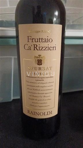 Lombardiet Sforzatovin fra Valtellina Rainoldi Fruttaio Ca' Rizzieri 2015
