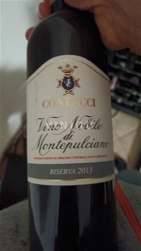Vinos Rouge sec Riserva Contucci 2013 Italia Toscana Vino Nobile di Montepulciano DOCG