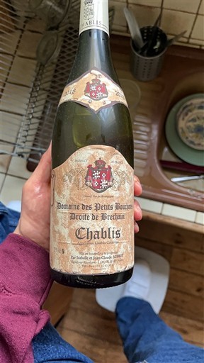 Burgundy Chablis Domaine S Petits Bouques Droit de Brécham 2018