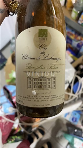 Beaujolais Ikke specificeret Château Lachassagne Clos du Château de Lachassagne 2001